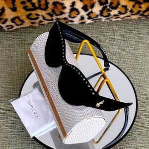 JIMMY CHOO NEW AUTHENTIC SUNGLASSES, PRISTINE w/COA